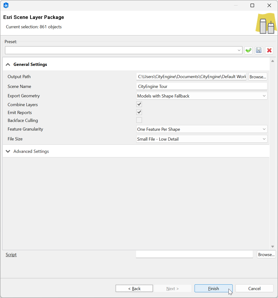 SLPK 导出器 SLPK 导出器