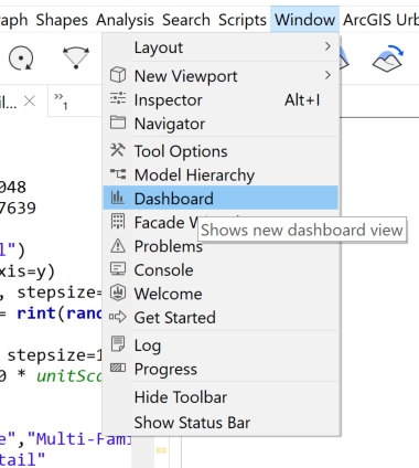 主菜单中的仪表盘 主菜单中的仪表盘