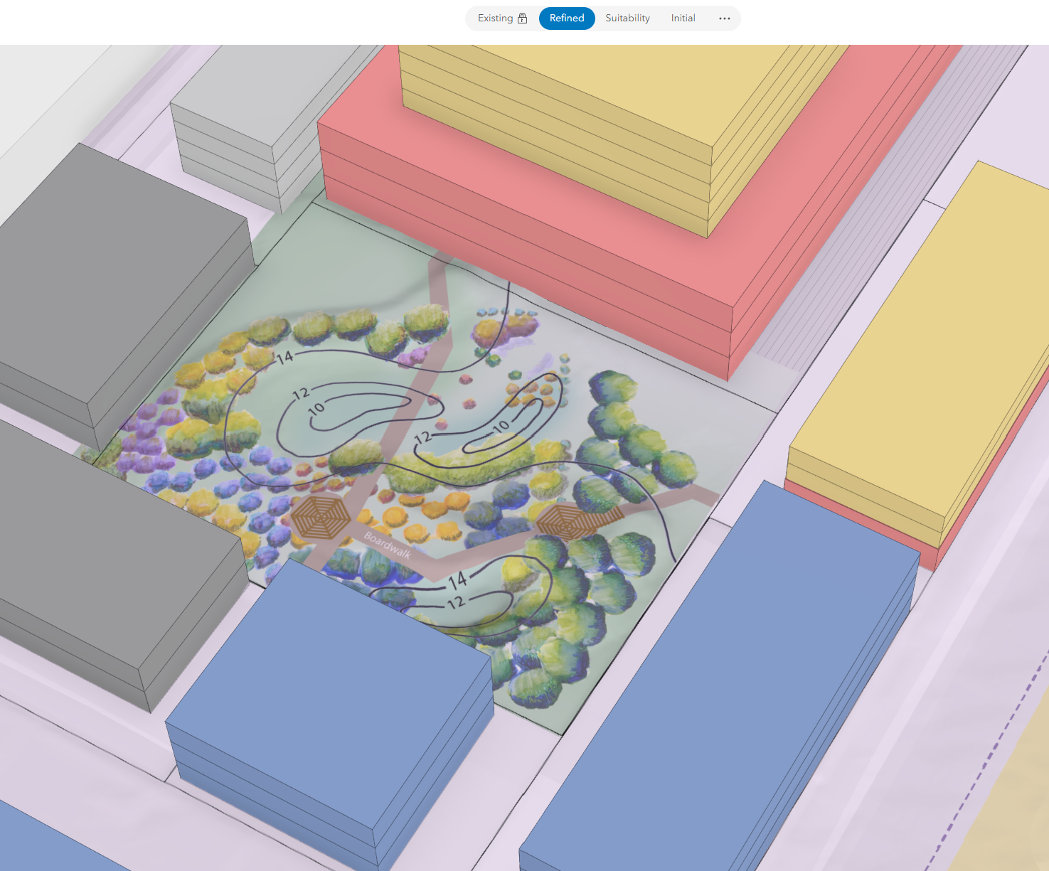 Rain Garden 纹理已添加至 ArcGIS Urban Rain Garden 纹理已添加至 ArcGIS Urban