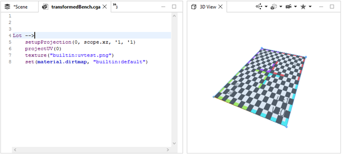 具有多个纹理的场景 具有多个纹理的场景