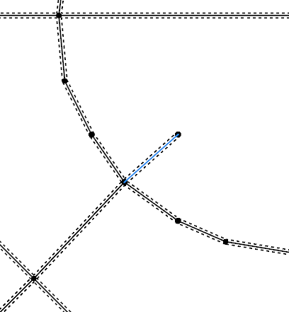 要生成街道的所选街道 要生成街道的所选街道