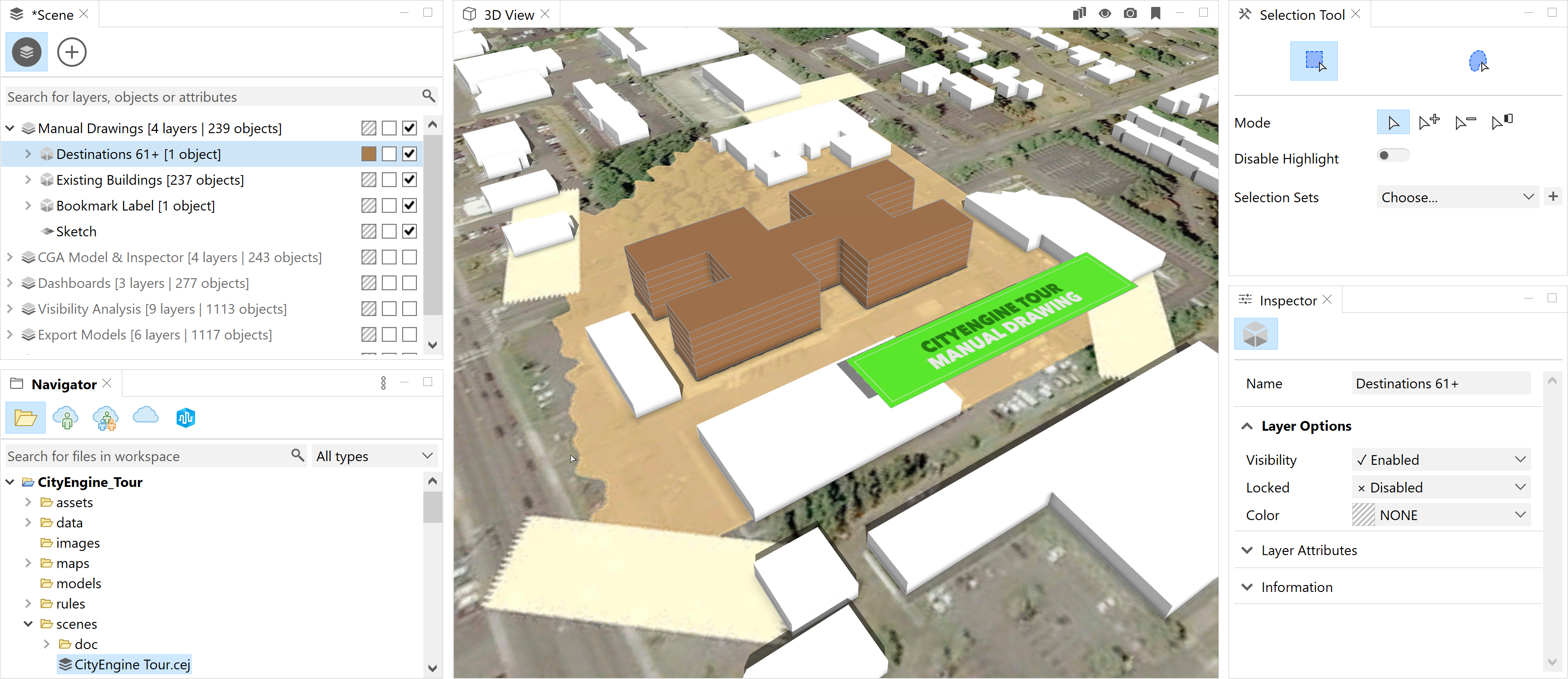 针对城市规划应用棕色。 针对城市规划应用棕色。