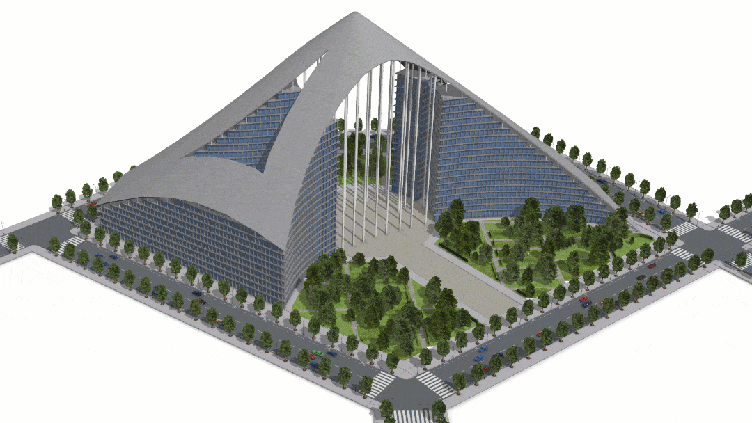 具有 3D 布尔运算的 CGA