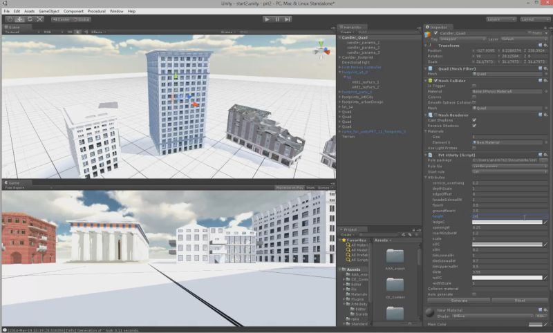 基于 CityEngine SDK 的 Unity 示例插件
