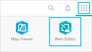带有 Web Editor 的应用程序启动器